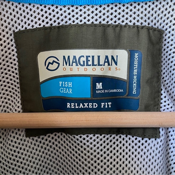 Magellan Outdoors Fish Gear Short Sleeve Button Down - Picture 3 of 4